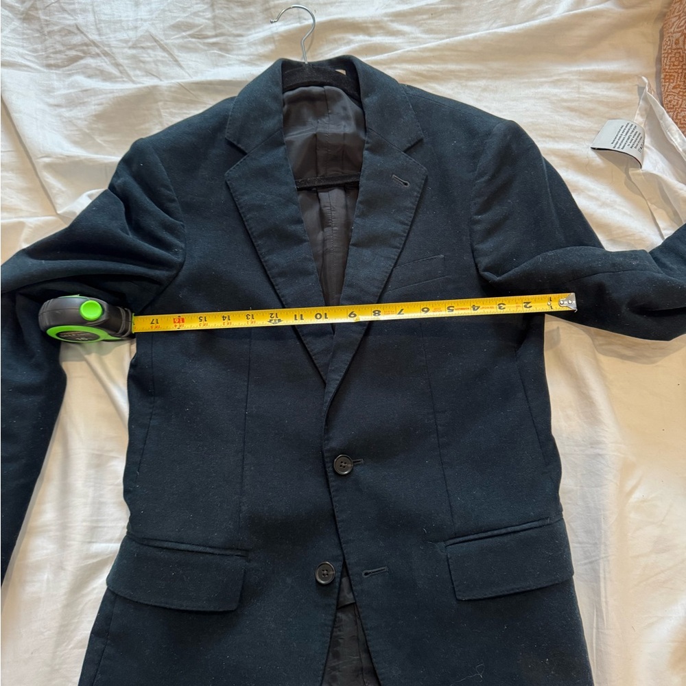 Club Monaco Grant Fit Moleskin Midnight Blazer